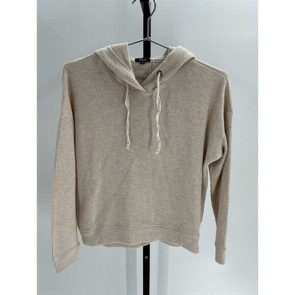 Rails Murray Beige Waffle-Knit Hoodie And Track Pants Set Size XS - Picture 4 of 6